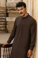 WINTER'23 MEN KAMEEZ SHALWAR BROWN