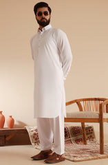 MEN KAMEEZ SHALWAR OFF WHITE