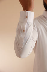 MEN KAMEEZ SHALWAR OFF WHITE