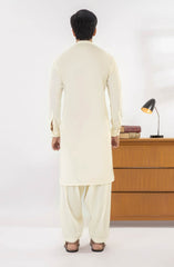 SUMMER'25 MEN KAMEEZ SHALWAR CREAM