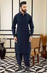 SUMMER'25 MEN KAMEEZ SHALWAR NAVY