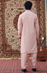 FESTIVE'23 MEN KAMEEZ SHALWAR CASUAL PEACH