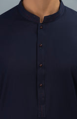 WINTER'23 MEN KAMEEZ SHALWAR CASUAL NAVY BLUE