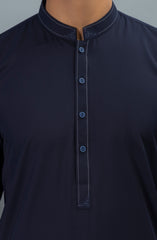 MEN KAMEEZ SHALWAR EMBROIDERED NAVY BLUE