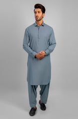 FESTIVE'23 MEN KAMEEZ SHALWAR CASUAL LIGHT BABY BLUE