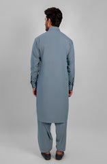 FESTIVE'23 MEN KAMEEZ SHALWAR CASUAL LIGHT BABY BLUE