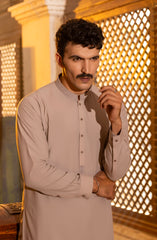 WINTER'23 MEN KAMEEZ SHALWAR CASUAL FAWN