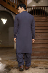 WINTER'23 MEN KAMEEZ SHALWAR PLAIN PURPLE