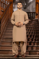 WINTER'23 MEN KAMEEZ SHALWAR CASUAL BEIGE