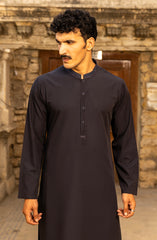 WINTER'23 MEN KAMEEZ SHALWAR SEMI FORMAL DEEP BLUE
