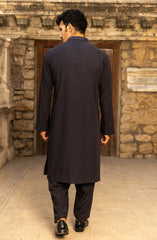 WINTER'23 MEN KAMEEZ SHALWAR SEMI FORMAL DEEP BLUE