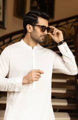 MEN KAMEEZ SHALWAR OFF WHITE