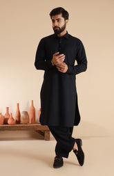 MEN KAMEEZ SHALWAR NAVY BLUE