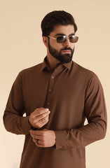 MEN KAMEEZ SHALWAR CHOCOLATE