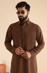 MEN KAMEEZ SHALWAR CHOCOLATE