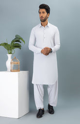 WINTER'23 MEN KAMEEZ SHALWAR WHITE