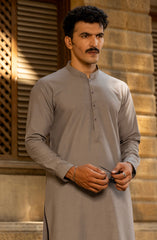 MEN KAMEEZ SHALWAR GREY