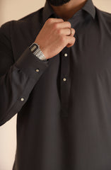 MEN KAMEEZ SHALWAR CHARCOAL