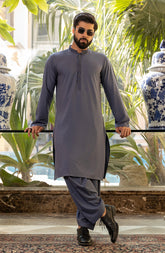 MEN KAMEEZ SHALWAR PURPLE