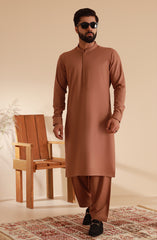 MEN KAMEEZ SHALWAR PALE CAMEL