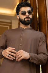MEN KAMEEZ SHALWAR CHOCOLATE