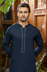 MEN KAMEEZ SHALWAR NAVY BLUE