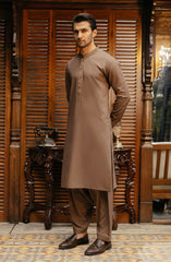 MEN KAMEEZ SHALWAR LIGHT BROWN