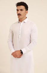 MEN KAMEEZ SHALWAR WHITE