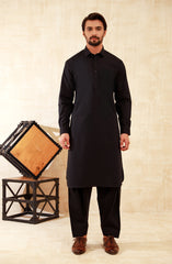 MEN KAMEEZ SHALWAR BLACK