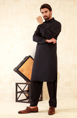 MEN KAMEEZ SHALWAR BLACK