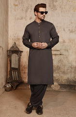 CHOCOLATE BLENDED KAMEEZ SHALWAR