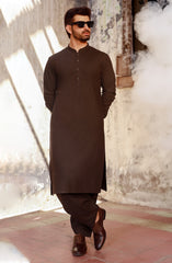 COCO BROWN BLENDED KAMEEZ SHALWAR