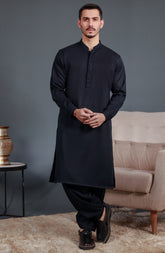 NAVY BLENDED KAMEEZ SHALWAR