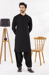 BLACK BLENDED KAMEEZ SHALWAR