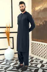 NAVY BLENDED KAMEEZ SHALWAR