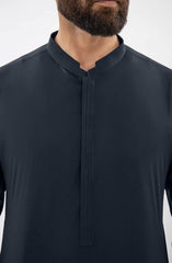 NAVY BLENDED KAMEEZ SHALWAR