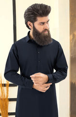 NAVY BLENDED KAMEEZ SHALWAR