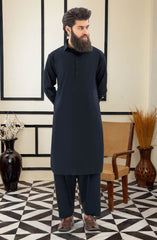 NAVY BLENDED KAMEEZ SHALWAR