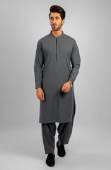 FESTIVE'23 MEN KAMEEZ SHALWAR CASUAL GREY