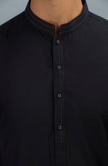 WINTER'23 MEN KAMEEZ SHALWAR CASUAL BLACK