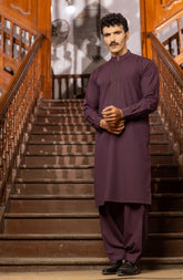 WINTER'23 MEN KAMEEZ SHALWAR SEMI FORMAL MAROON
