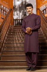 WINTER'23 MEN KAMEEZ SHALWAR SEMI FORMAL MAROON