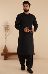 MEN KAMEEZ SHALWAR BLACK