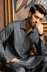 MEN KAMEEZ SHALWAR CHARCOAL