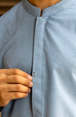 WINTER'23 MEN KAMEEZ SHALWAR CASUAL SKY BLUE