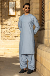 WINTER'23 MEN KAMEEZ SHALWAR CASUAL SKY BLUE