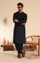 MEN KAMEEZ SHALWAR NAVY BLUE