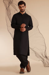 MEN KAMEEZ SHALWAR BLACK