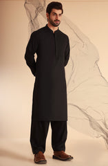 MEN KAMEEZ SHALWAR BLACK