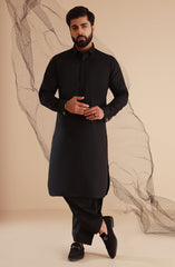 MEN KAMEEZ SHALWAR BLACK